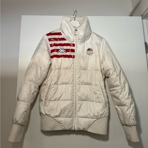 Kappa off-white puffer jacket